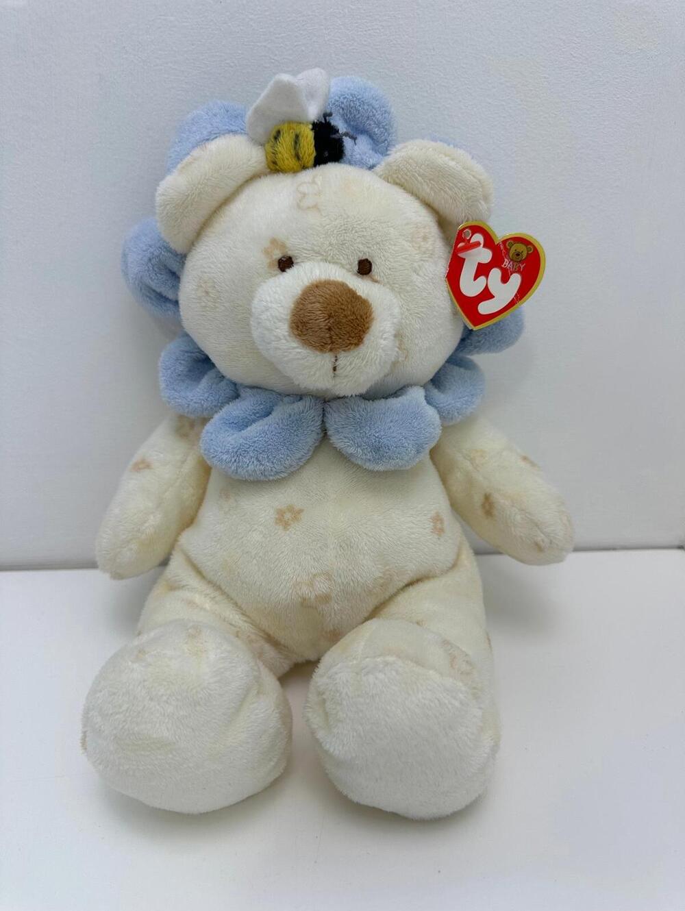 TY Baby Line “Baby Blooms” the Sunflower Bear with BumbleBee (10 inch)